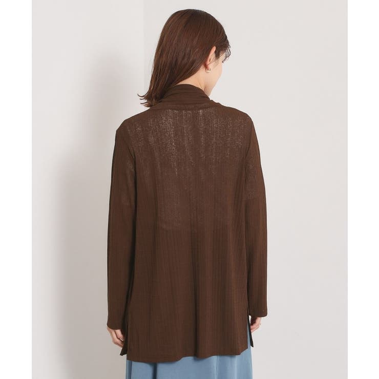 【手洗い可】シアー着流しカーディガン | ITS'DEMO | 詳細画像17 