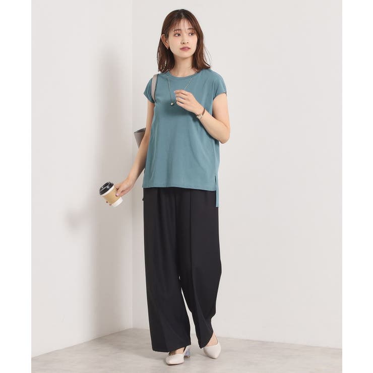 【洗濯機OK／ウエストゴム】製品染め風ジャージーセットアップ | ITS'DEMO | 詳細画像19 