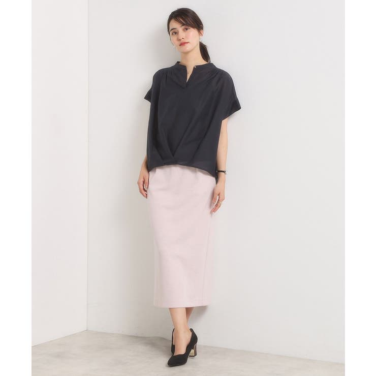 【手洗い可】シアー裾タックブラウス | ITS'DEMO | 詳細画像11 