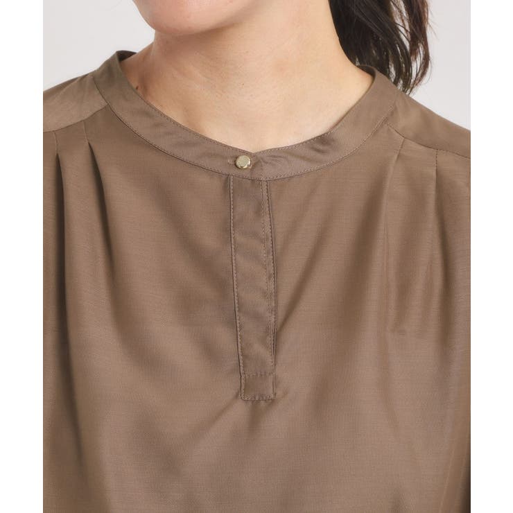 【手洗い可】シアー裾タックブラウス | ITS'DEMO | 詳細画像24 