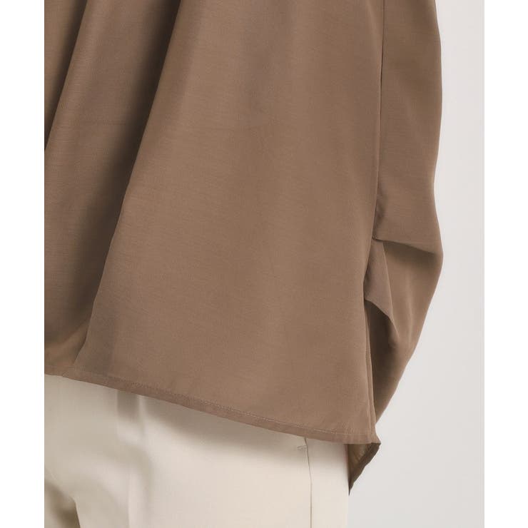 【手洗い可】シアー裾タックブラウス | ITS'DEMO | 詳細画像26 