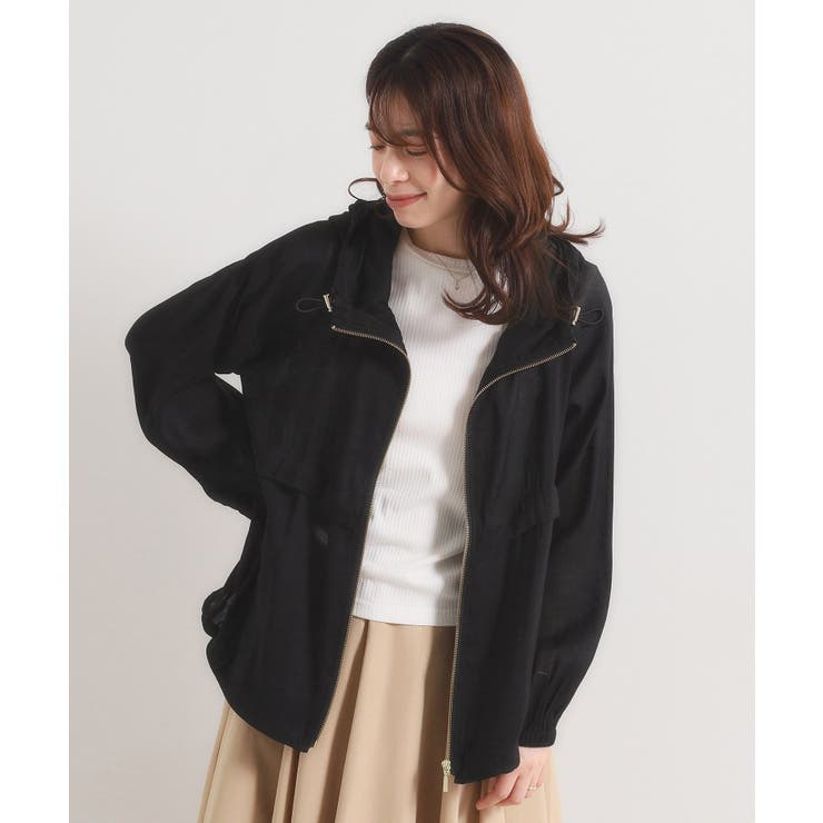 ブラック(019) | 【手洗い可】シアーブルゾン | ITS'DEMO