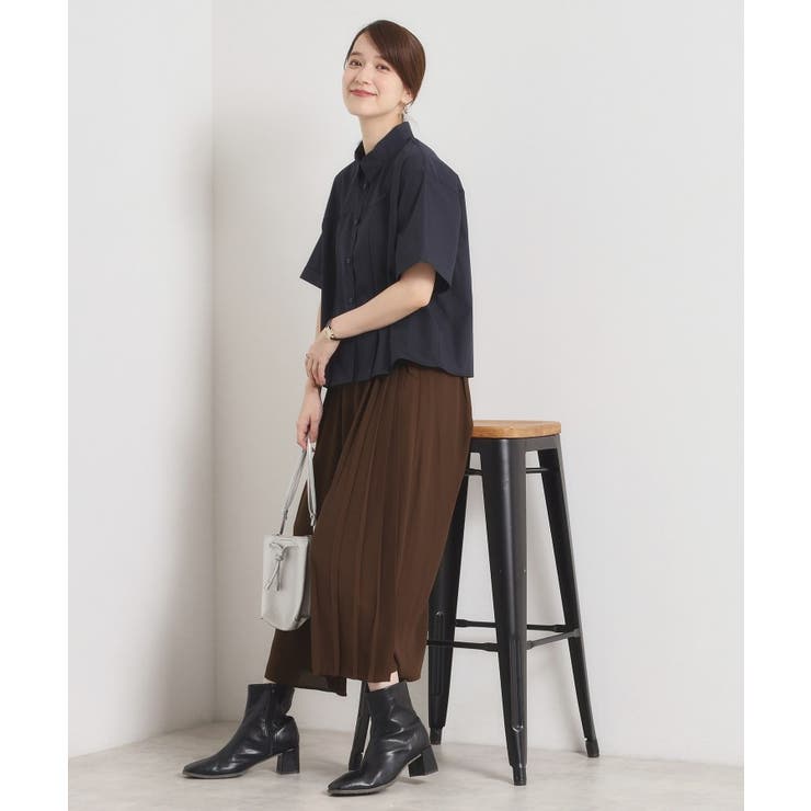 【手洗い可／ウエストゴム】サイドプリーツパンツ | ITS'DEMO | 詳細画像7 