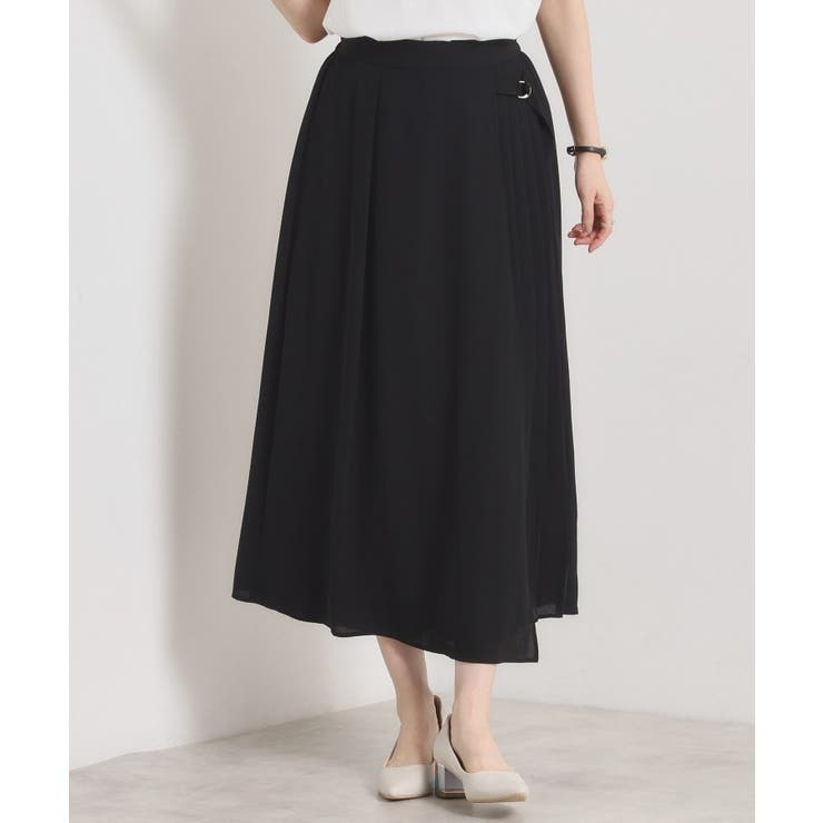 【手洗い可／ウエストゴム】サイドプリーツパンツ | ITS'DEMO | 詳細画像13 