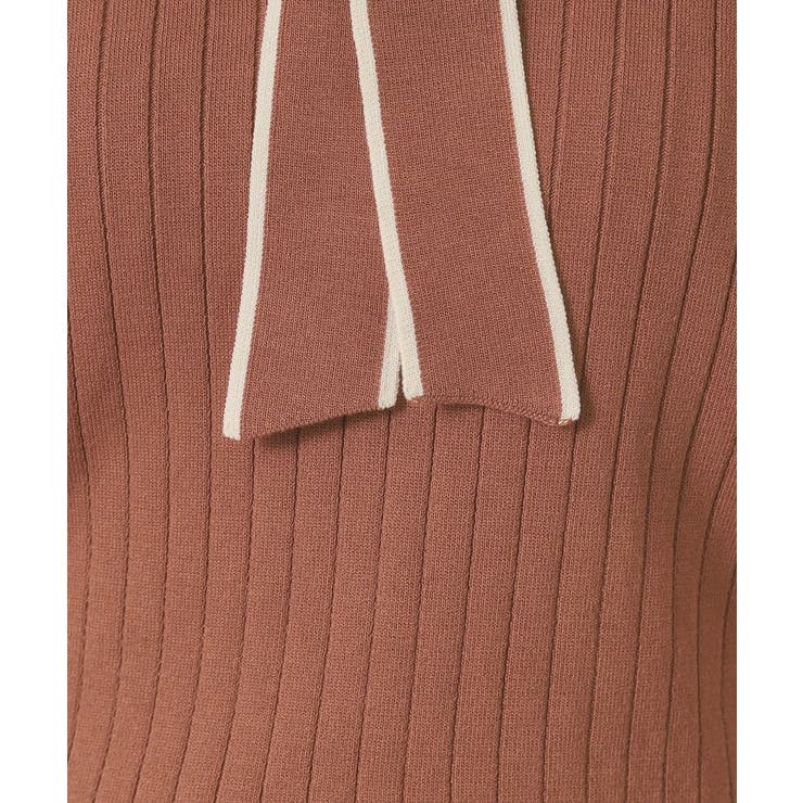 【手洗い可】配色ボウタイニット | ITS'DEMO | 詳細画像15 