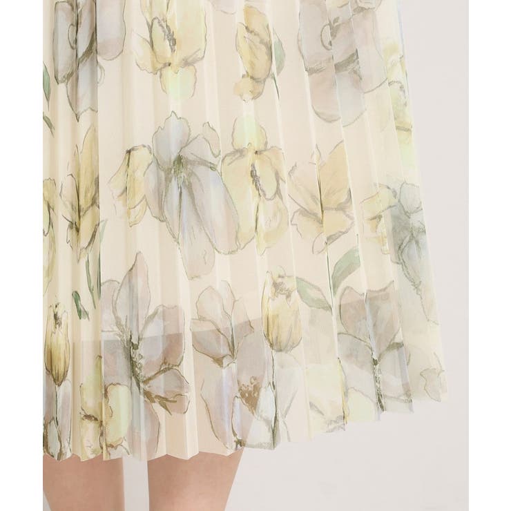 【手洗い可／ウエストゴム】花柄チュールスカート | ITS'DEMO | 詳細画像20 