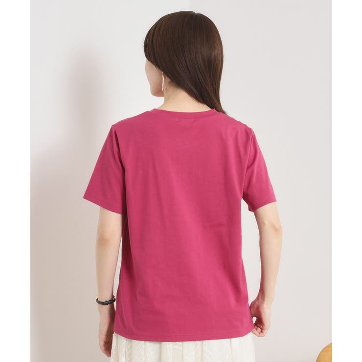 【手洗い可】パール調ロゴTシャツ | ITS'DEMO | 詳細画像15 