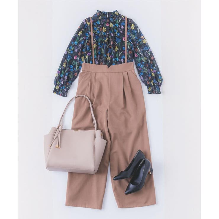 【手洗い可／セットアップ可】ラメストライプ花柄ブラウス | ITS'DEMO | 詳細画像23 