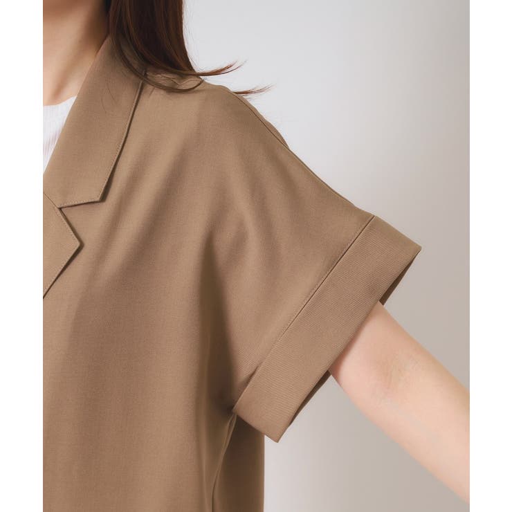 【手洗い可／セットアップ可】5分袖ジャケット | ITS'DEMO | 詳細画像18 