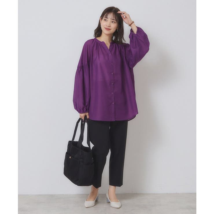 【手洗い可】シアーボリューム袖ブラウス | ITS'DEMO | 詳細画像9 