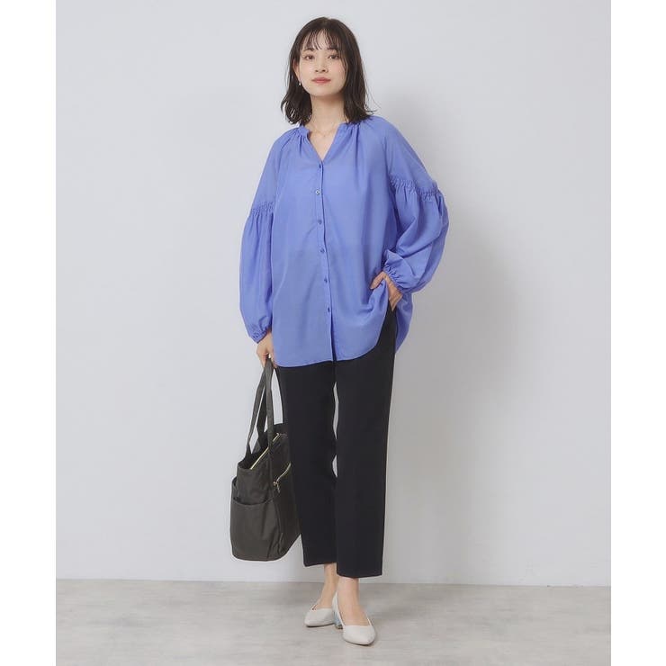 【手洗い可】シアーボリューム袖ブラウス | ITS'DEMO | 詳細画像13 