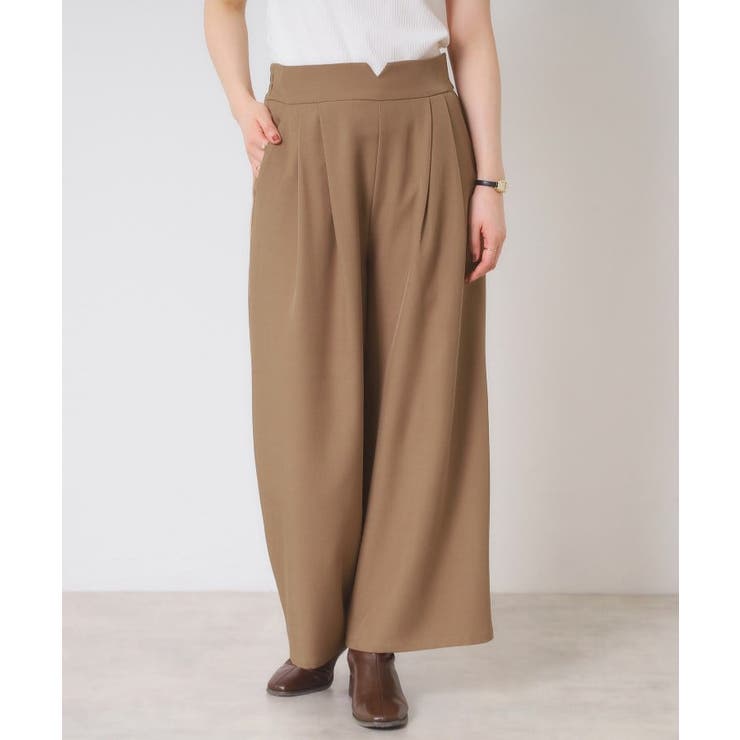 【手洗い可／セットアップ可】サス付きワイドパンツ | ITS'DEMO | 詳細画像26 