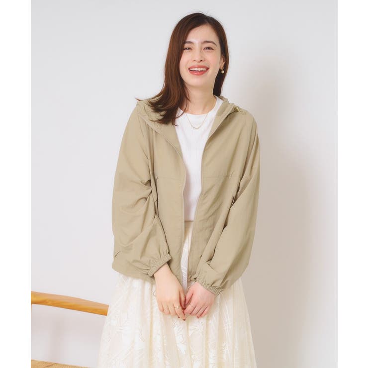 ベージュ(052) | 【撥水／洗濯機OK】ポケッタブルブルゾン | ITS'DEMO