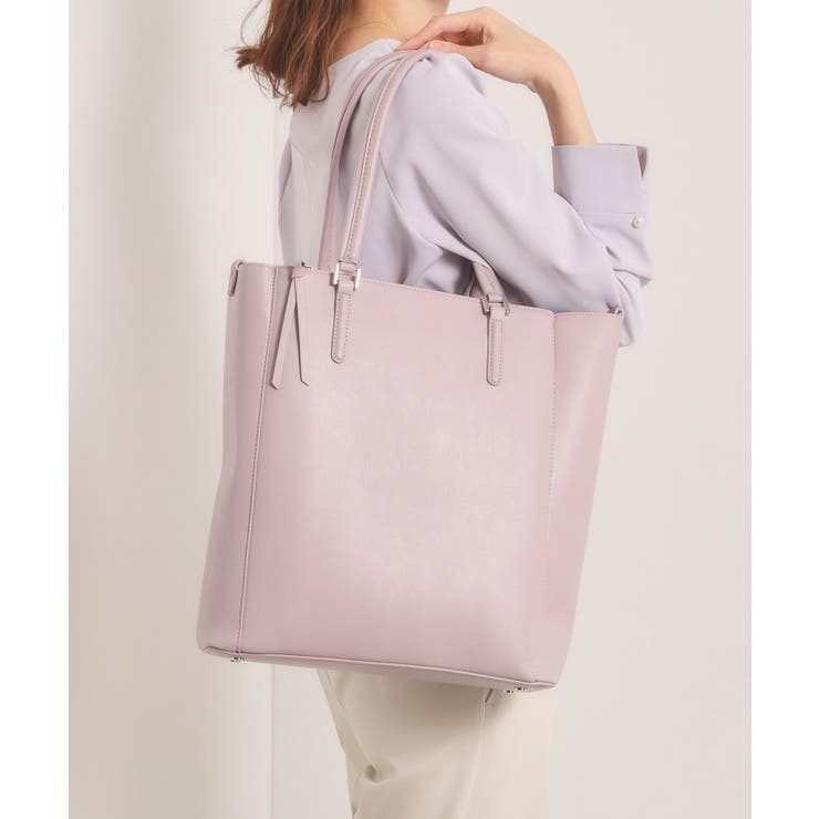 ラベンダー(080) | PU軽量2WAY縦型A4トート | ITS'DEMO
