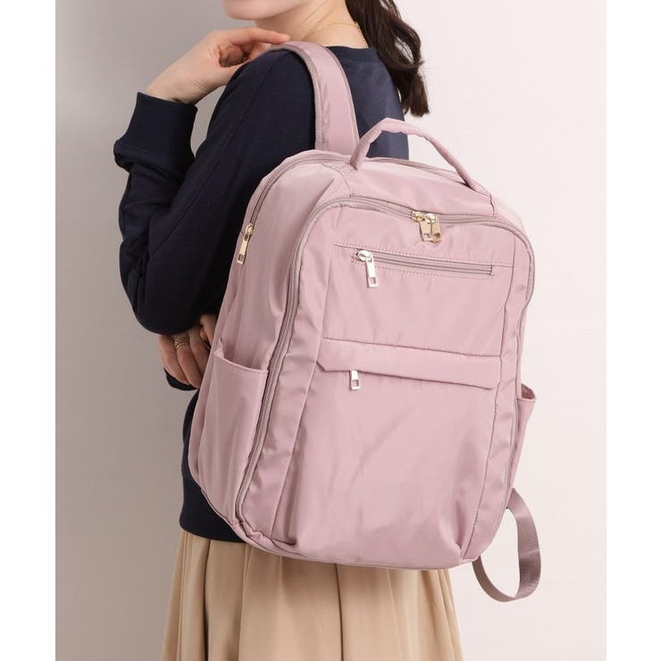 ピンク(071) | 【12ポケット】ガバッとリュック | ITS'DEMO