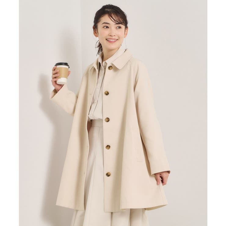 【撥水／花粉防止／手洗い可】ステンカラーコート | ITS'DEMO | 詳細画像4 