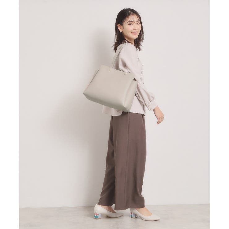 ＜楽もち＞軽量PU三層A4トート | ITS'DEMO | 詳細画像4 