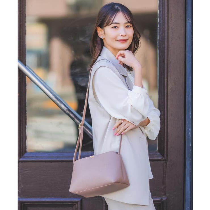 ＜楽もち＞軽量PU横型ミニショルダー | ITS'DEMO | 詳細画像1 