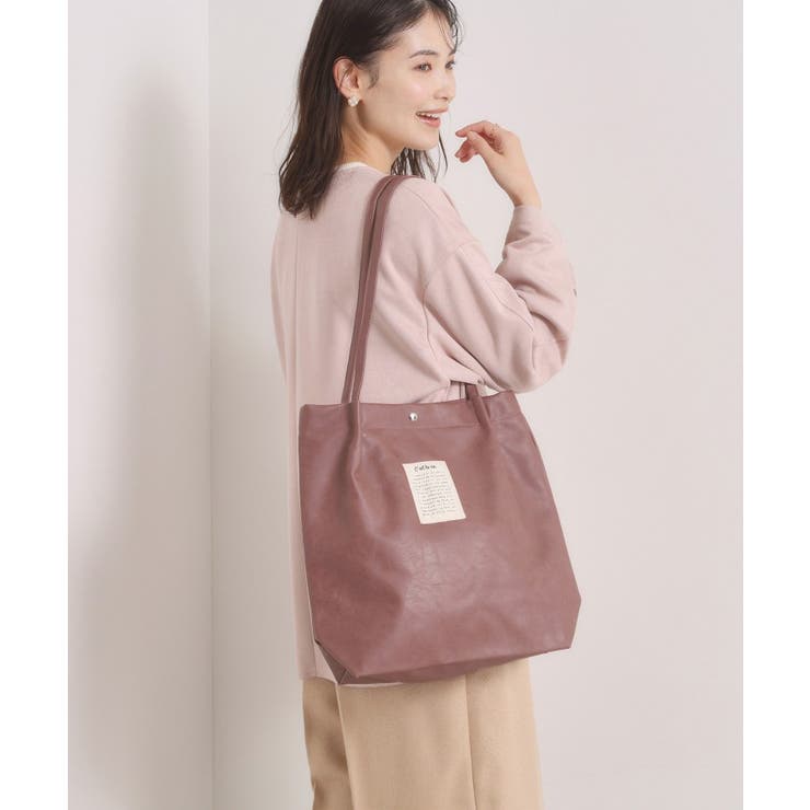 【A4対応】合皮ハンドルタックトート | ITS'DEMO | 詳細画像9 