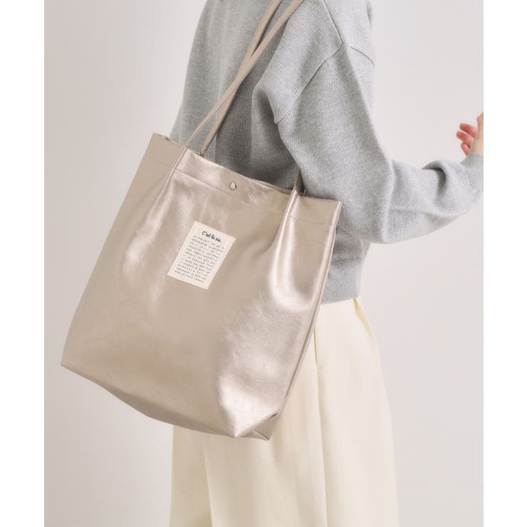 ブロンズ(008) | 【A4対応】合皮ハンドルタックトート | ITS'DEMO