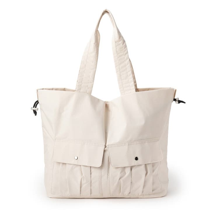 【8ポケット／A4対応】撥水Wポケットドロストトート | ITS'DEMO | 詳細画像9 