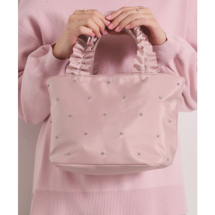 ピンク(072) | ジルコンフリル手トート | ITS'DEMO