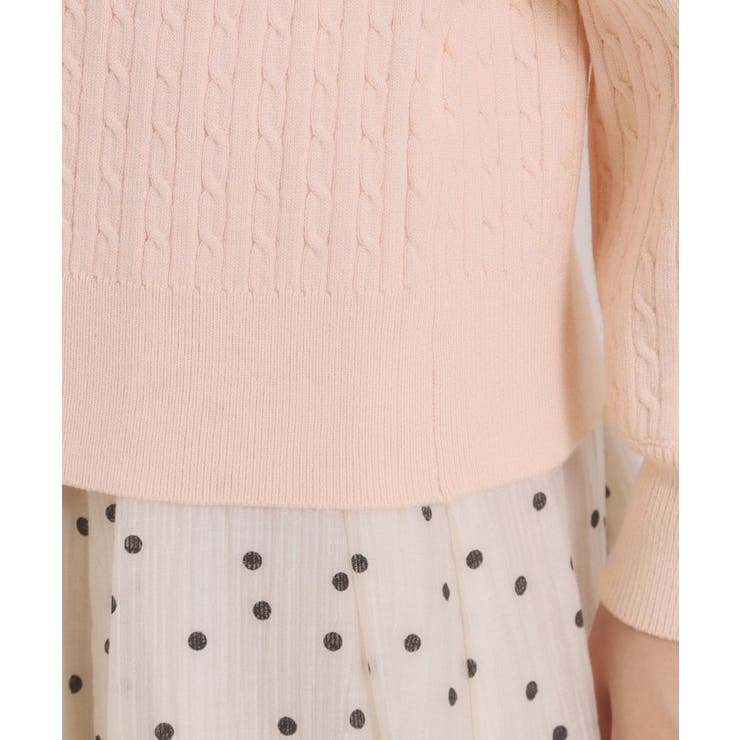 【手洗い可】ミニケーブルニット | ITS'DEMO | 詳細画像30 