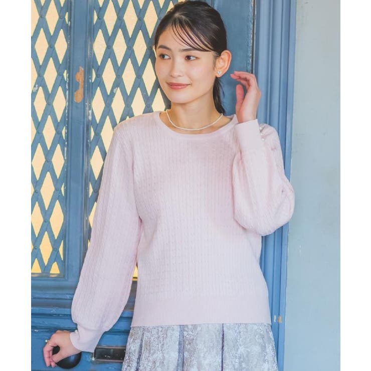 【手洗い可】ミニケーブルニット | ITS'DEMO | 詳細画像2 