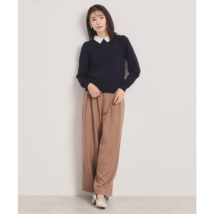 【手洗い可】シャツ襟付きニット | ITS'DEMO | 詳細画像11 