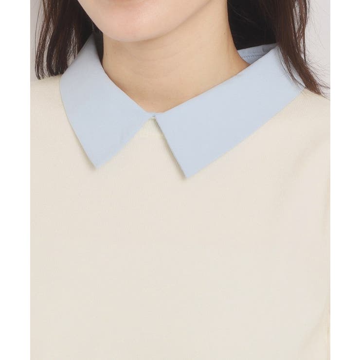 【手洗い可】シャツ襟付きニット | ITS'DEMO | 詳細画像16 