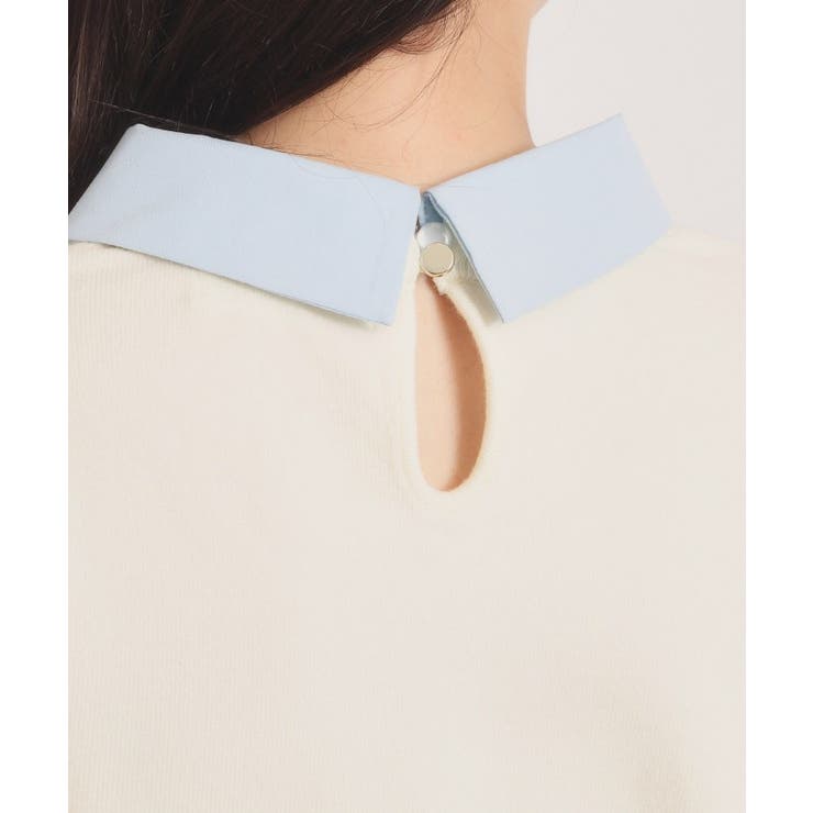 【手洗い可】シャツ襟付きニット | ITS'DEMO | 詳細画像17 