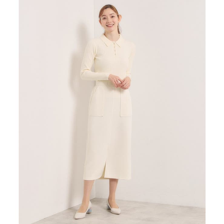 【手洗い可】ポロ襟ニット | ITS'DEMO | 詳細画像3 