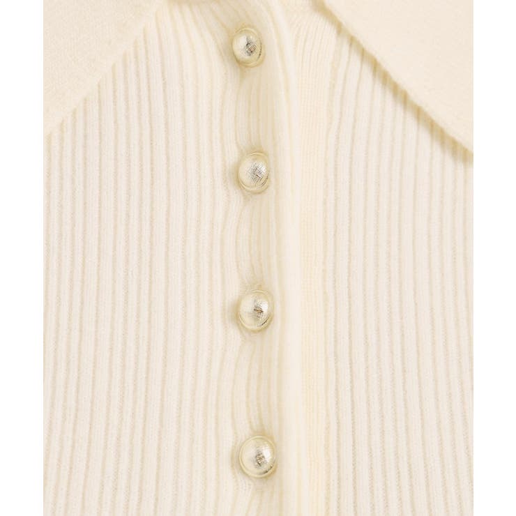 【手洗い可】ポロ襟ニット | ITS'DEMO | 詳細画像4 