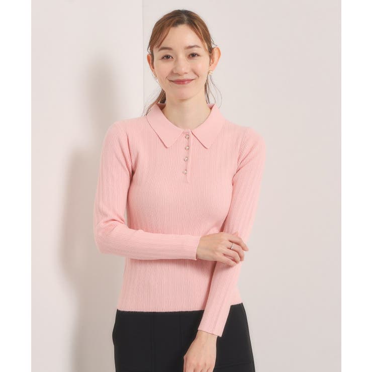 【手洗い可】ポロ襟ニット | ITS'DEMO | 詳細画像9 