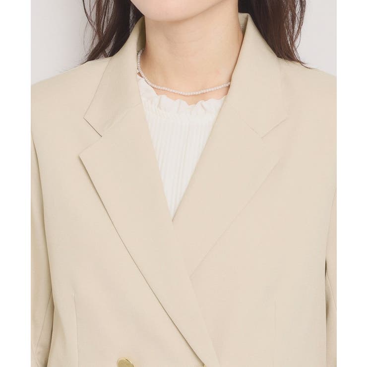 【洗濯機OK／イージーケア】ツイルストレッチダブルジャケット | ITS'DEMO | 詳細画像17 