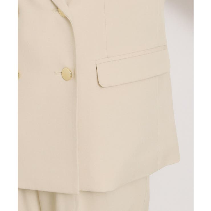 【洗濯機OK／イージーケア】ツイルストレッチダブルジャケット | ITS'DEMO | 詳細画像21 