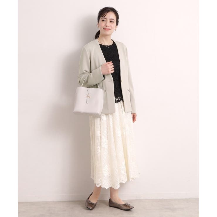 【入卒／洗濯機OK／セットアップ可】ダンボールノーカラージャケット | ITS'DEMO | 詳細画像12 