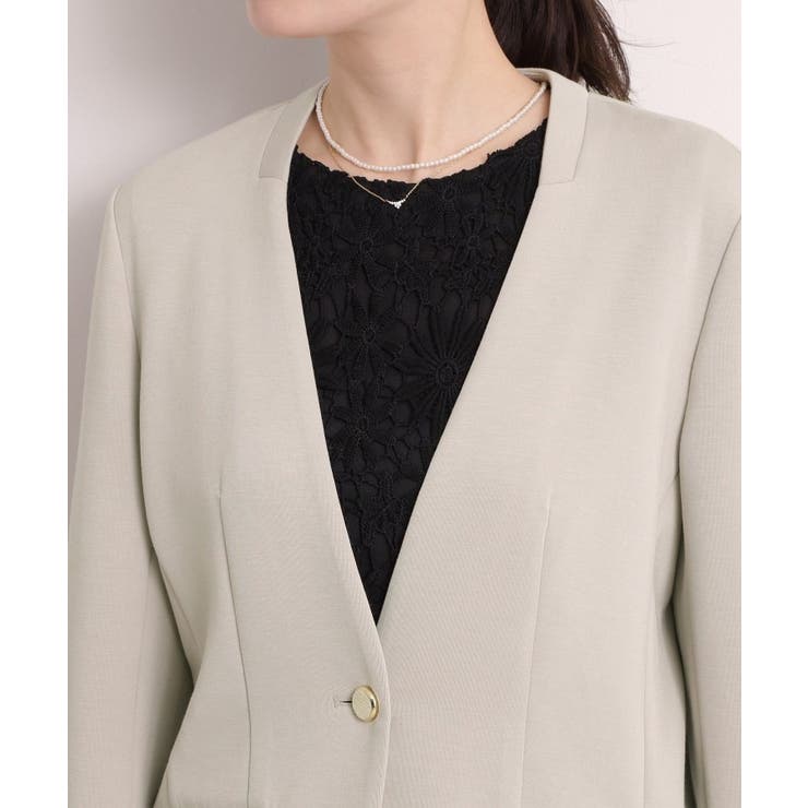 【入卒／洗濯機OK／セットアップ可】ダンボールノーカラージャケット | ITS'DEMO | 詳細画像18 