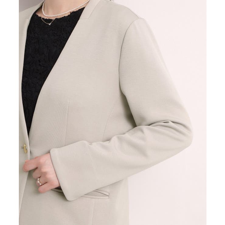 【入卒／洗濯機OK／セットアップ可】ダンボールノーカラージャケット | ITS'DEMO | 詳細画像19 