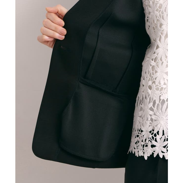 【入卒／洗濯機OK／セットアップ可】ダンボールノーカラージャケット | ITS'DEMO | 詳細画像9 