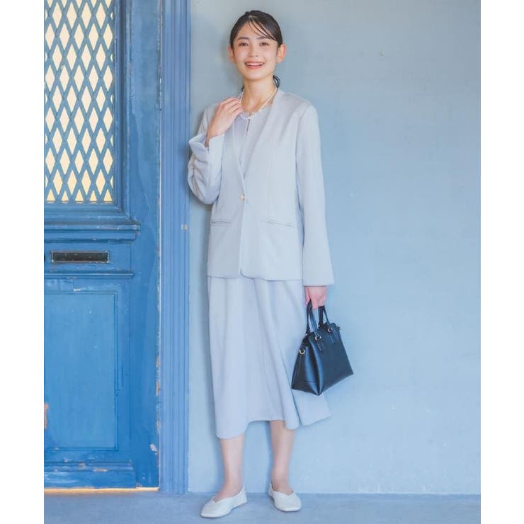 【入卒／洗濯機OK／セットアップ可】ダンボールノーカラージャケット | ITS'DEMO | 詳細画像2 