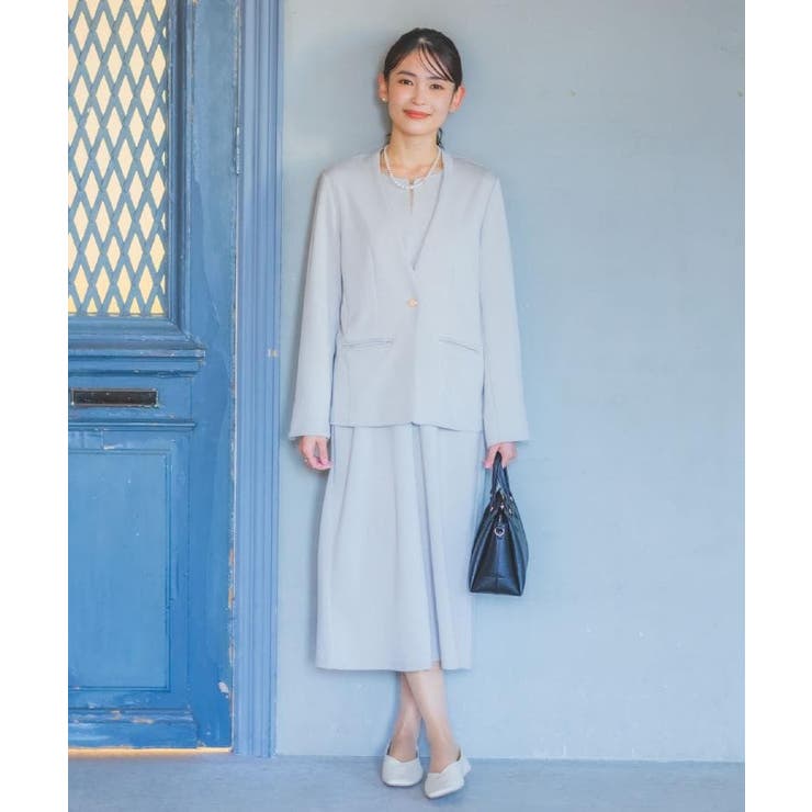 【入卒／洗濯機OK／セットアップ可】ダンボールノーカラージャケット | ITS'DEMO | 詳細画像4 