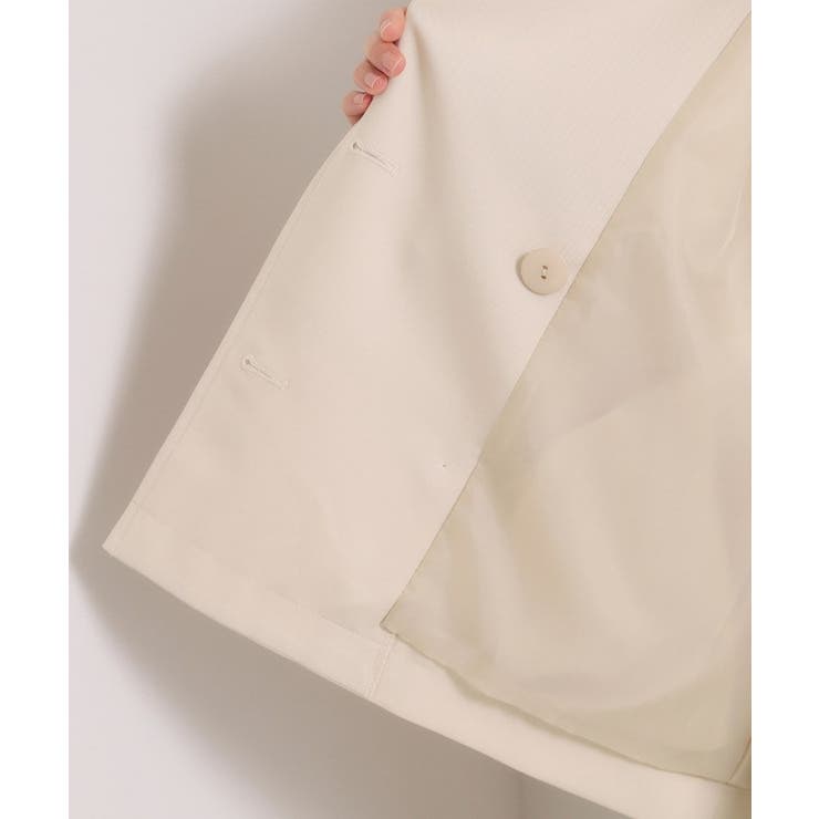 【撥水／花粉防止／手洗い可】ショートトレンチコート | ITS'DEMO | 詳細画像8 