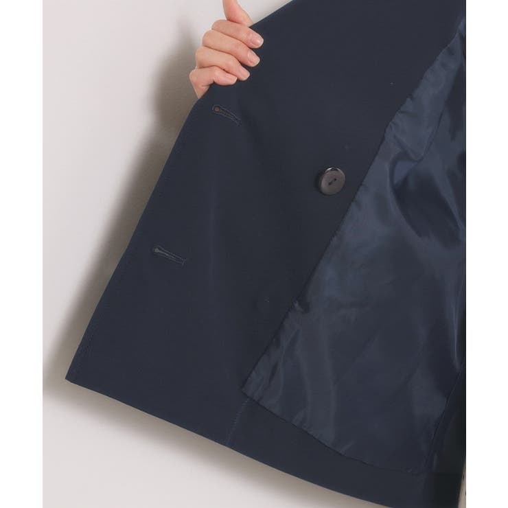 【撥水／花粉防止／手洗い可】ショートトレンチコート | ITS'DEMO | 詳細画像17 
