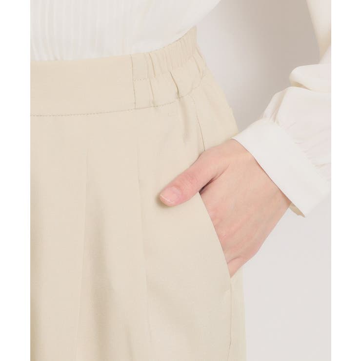 【洗濯機OK／イージーケア】ツイルストレッチテーパードパンツ | ITS'DEMO | 詳細画像18 