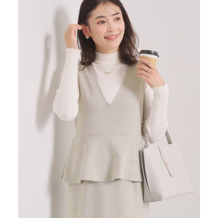 【手洗い可／ウエストゴム】カットスエードジャンスカ | ITS'DEMO | 詳細画像5 