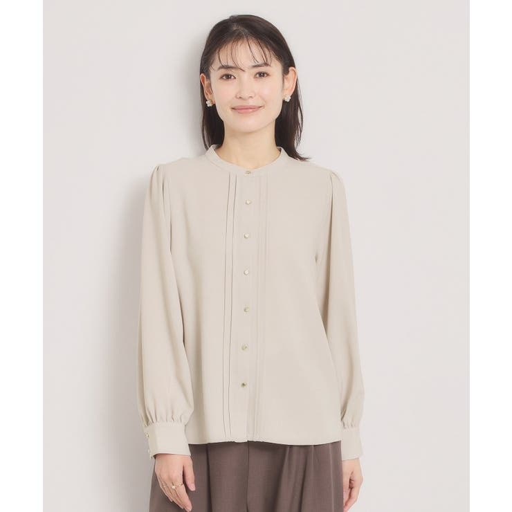 【入卒／手洗い可】フロントピンタックブラウス | ITS'DEMO | 詳細画像13 