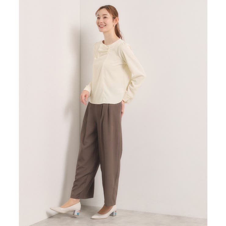 【入卒／手洗い可】ドレープブラウス | ITS'DEMO | 詳細画像3 