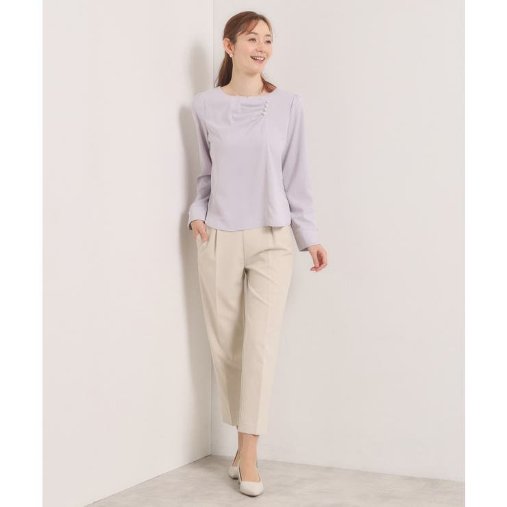 【入卒／手洗い可】ドレープブラウス | ITS'DEMO | 詳細画像7 