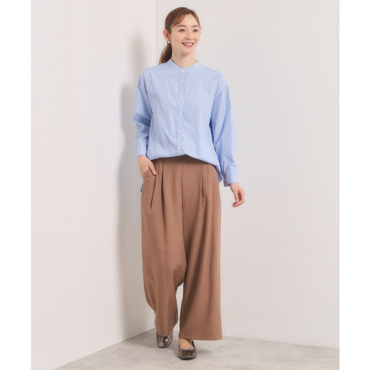 【手洗い可】2wayストライプブラウス | ITS'DEMO | 詳細画像10 